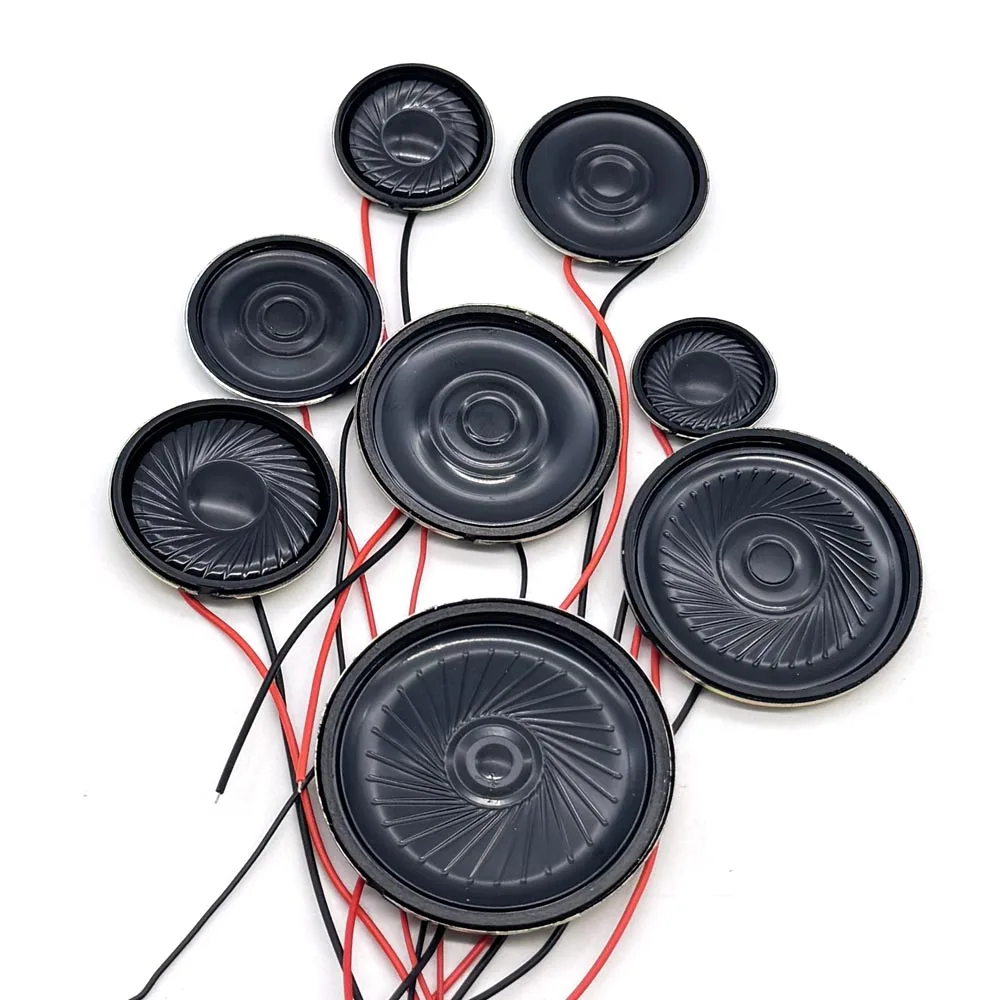

Speaker Loudspeaker Audio Alarm Tablet Phone Computer Trumpet Horn 20mm 23mm 27mm 28mm 30mm 36mm 40mm 45mm 8 ohm 1W connector