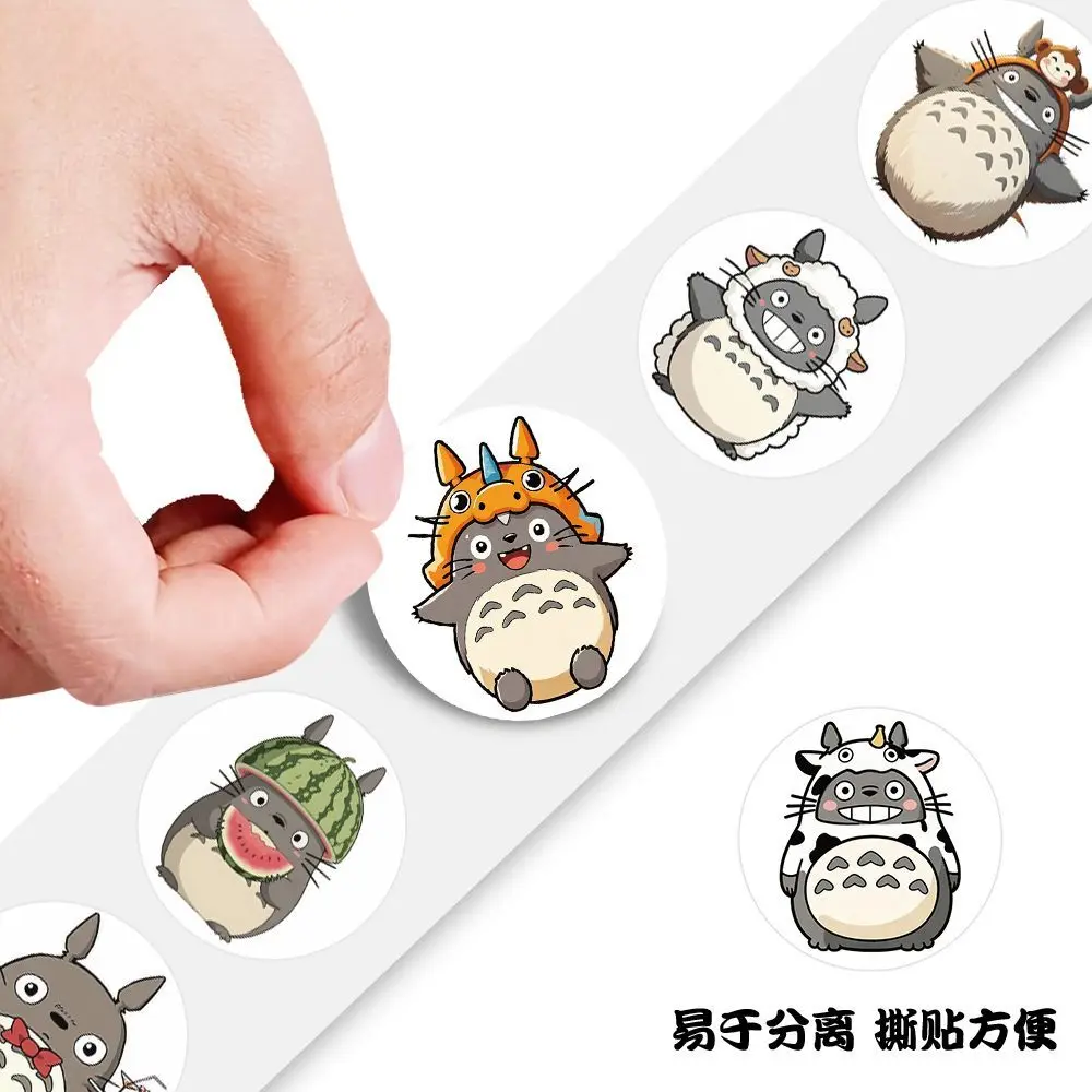 500 Stück/Rolle Niedliche Totoro-Aufkleber Vinyl Anime-Siegelsticker Dekoration DIY PVC Laptop-Aufkleber Graffiti-Sticker Belohnungsgeschenk Spielzeug – Detail 10