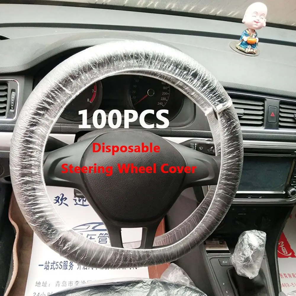 Disposable Car-styling Plastic Interior Accessories Steering Wheel Cover Steering Covers Car Accessories Auto Decoration