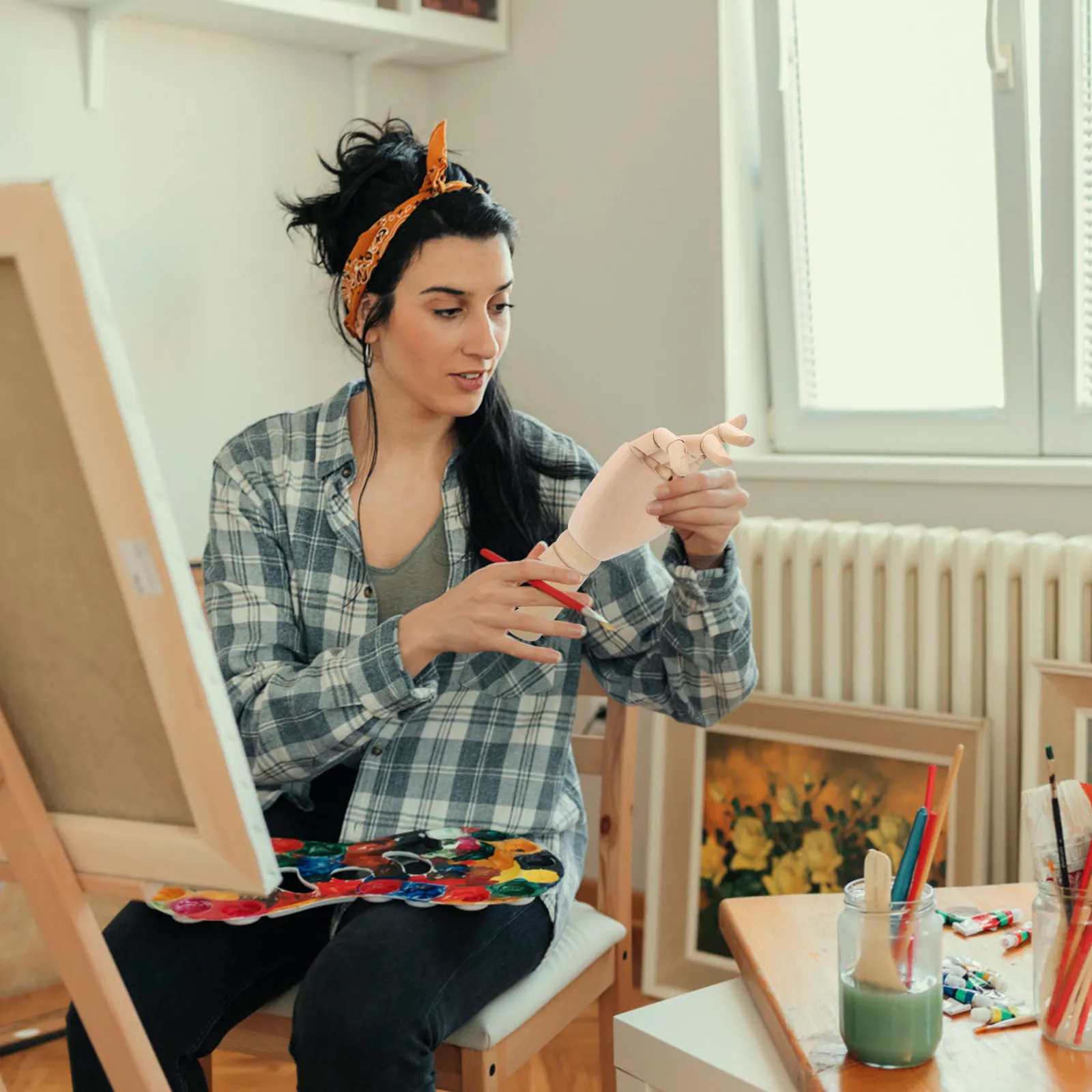 

Деревянные манекены-руки для творчества: подвижные пальцы, для художников и фотографов