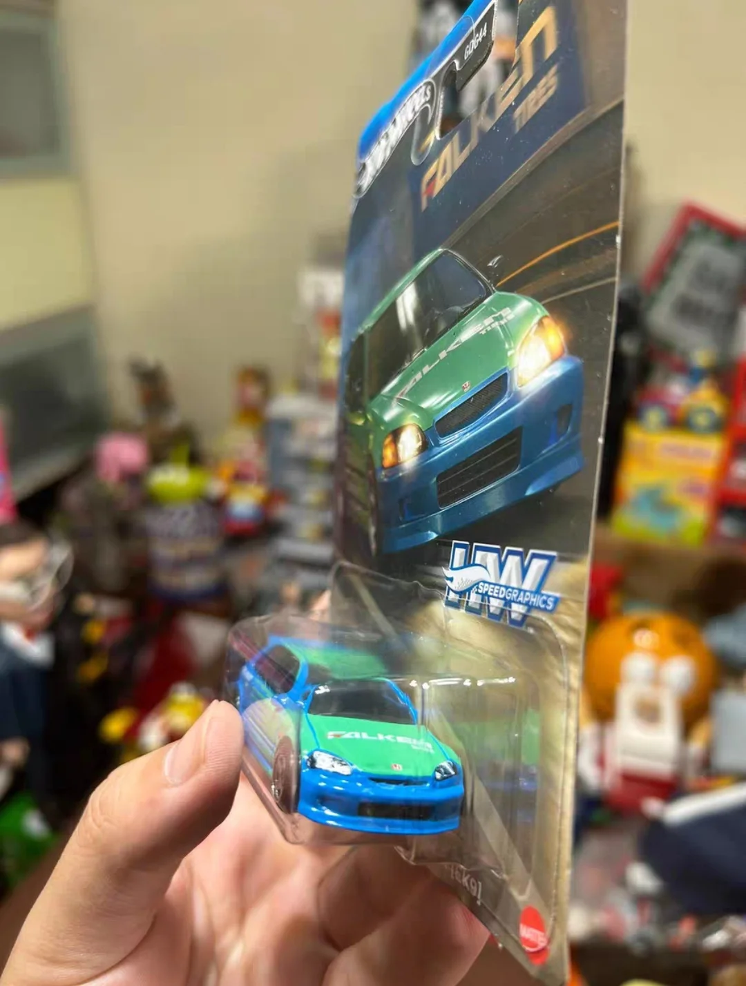 Original Hot Wheels Semi Premium Speed Graphics Series 99 Honda Civic Type R (Ek9) Model Cars Toys Boys Birthday Gifts view 4