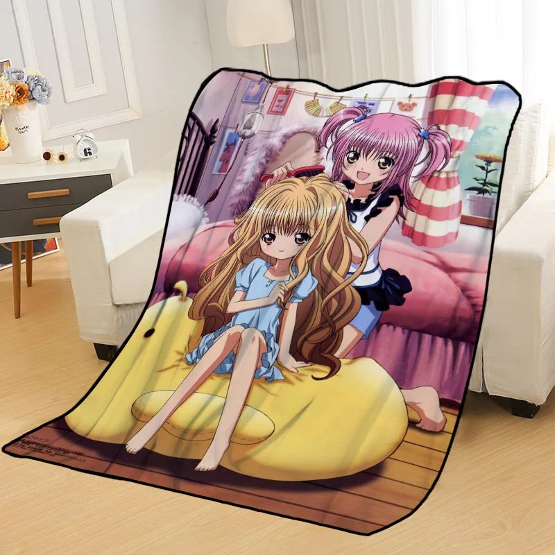 New Arrival Shugo Chara Blankets Printing Soft Nap Blanket On Home/Sofa/Office Portable Travel Cover Blanket