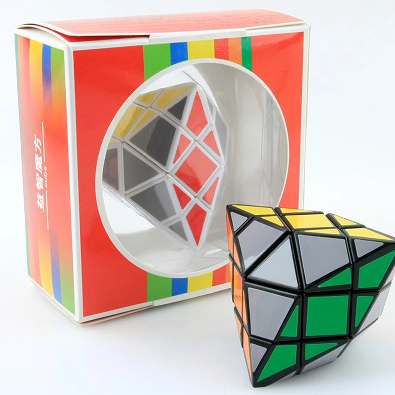 Cube magique en diamant 3x3x3, forme de Cube, pyramide quadrangulaire, Cool Cube, jouets éducatifs, Puzzle de collection, cadeau pour enfants