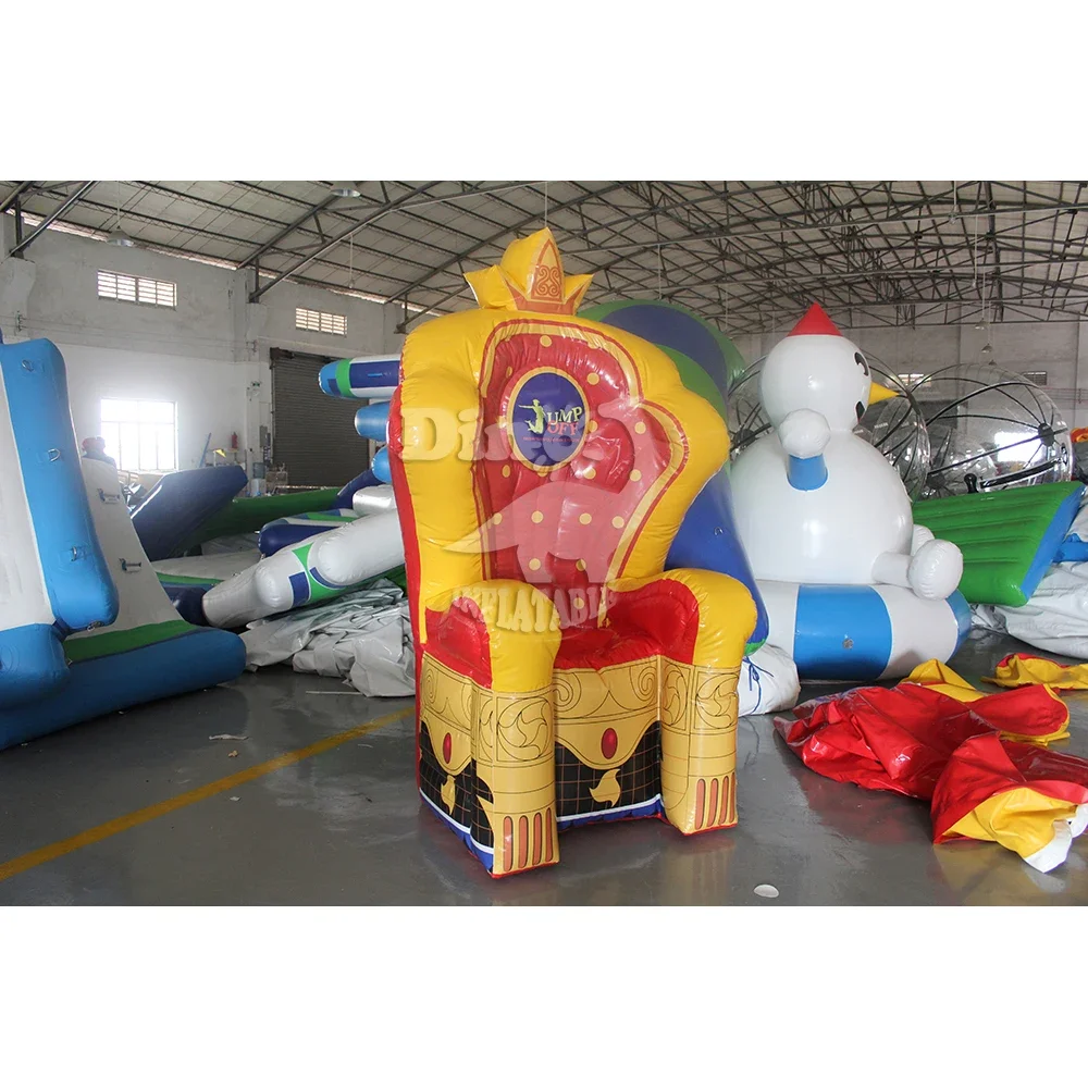 Customized Red Indoor Exhibition Waterproof Trade Show Display Chair Inflatable Air Sofa