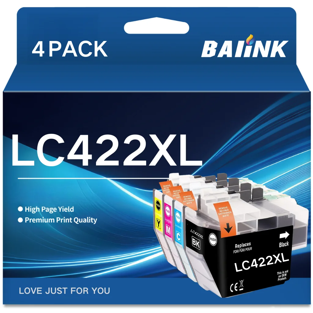 Baiink LC422XL LC422 Compatibile Per Brother MFC-J5340DW MFC-J5345DW MFC-J5740DW MFC-J6540DW MFC-J6940DW