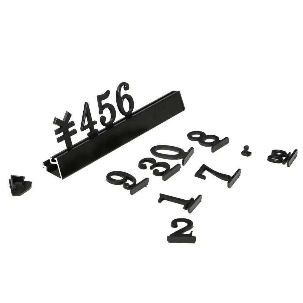 5 مجموعات/وحدة علامة سعر أرقام قابلة للتعديل مع قاعدة ألومنيوم للمجوهرات سعر الدولار عرض مكعب كتلة كيت لمتجر البيع بالتجزئة #1