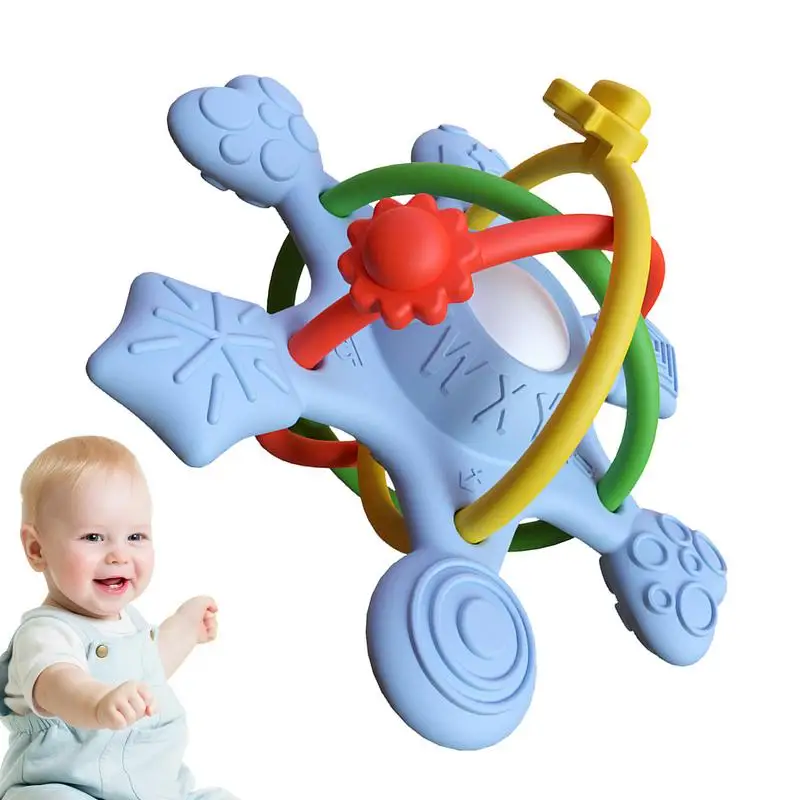 

Kids Rattle Ball Teether Interactive And Developmental Kids Toys Baby Teether Rattle Toy Funny And Educational For Kids