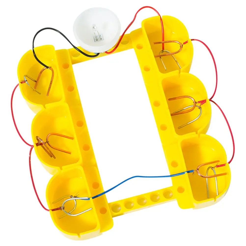 

Набор для научных экспериментов с фруктовыми батареями: образовательный комплект для создания фруктового генератора, физический проект для детей, набор для изучения электричества