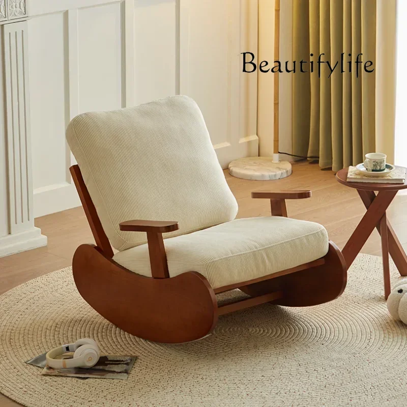 

Rocking Salon Living Room Chairs Girl Nordic Accent Designer Chairs Throne Modern Simple Lazy Garden Fauteuil Balcony Furniture