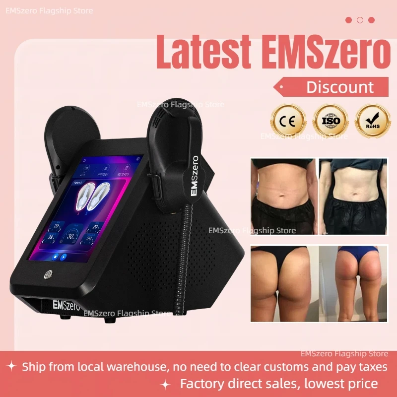 Nova Upgrade 6500w 200Hz EMS Electromagnetic Muscle Fat Burning Body Sculpting Machine Emszero NEO Body Contouring Device