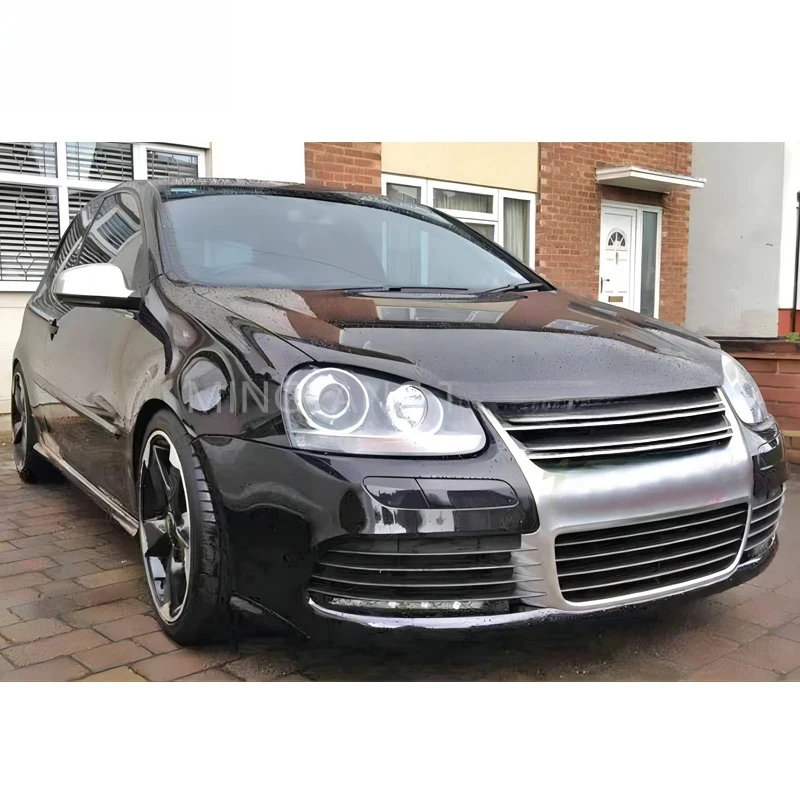 Car Accessories R32 Style Bumpers, Side Skirts & Grille Conversion Exterior Replacement Tuning for MK5 2003-2009