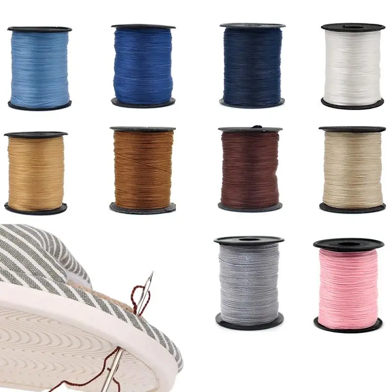 150m/Roll 0.25MM Leather Thread Cords Line Nylon Rope String Strap 3ply High-Strength Leather Line ewing Machine Thread