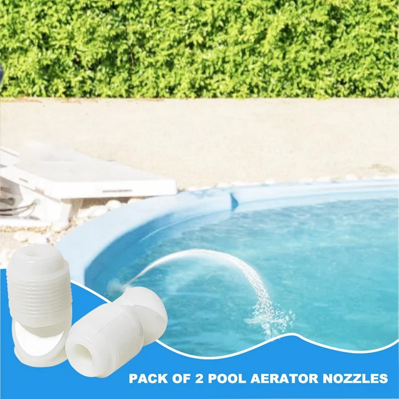 2 Pack Pool Aerator Nozzles 86201500 3/4In,Replacement Swimming Pool Accessories For Pool And Spa,Inground Pool Fountain