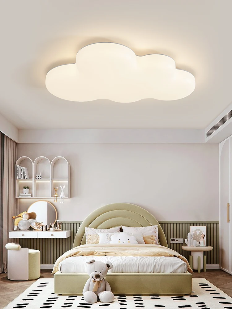 

Full-spectrum childrens room ceiling lamp light in the bedroom modern minimalist celebrity cloud lamp eye led study lamp