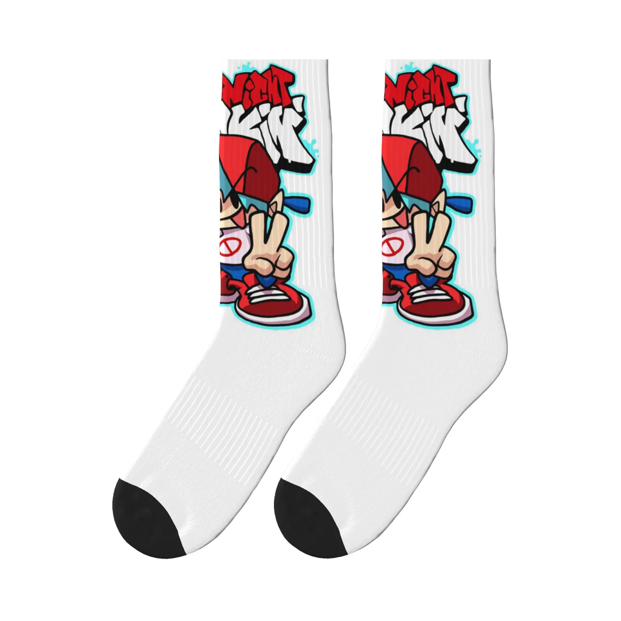 

Спортивные носки Friday Night Funkin, впитывающие пот, всесезонные носки для мужчин и женщин, подарки унисекс