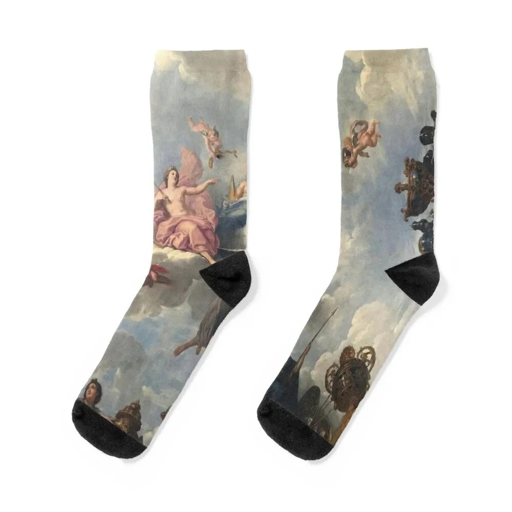 Aesthetic Renaissance Angels Socks cute Lots golf happy Men Socks Women's