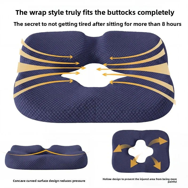 Elderly People Chair Cushion Pillows Hemorrhoid Seat Cushion Tailbone Coccyx Orthopedic Medical Memory Foam Seat Prostate Chair
