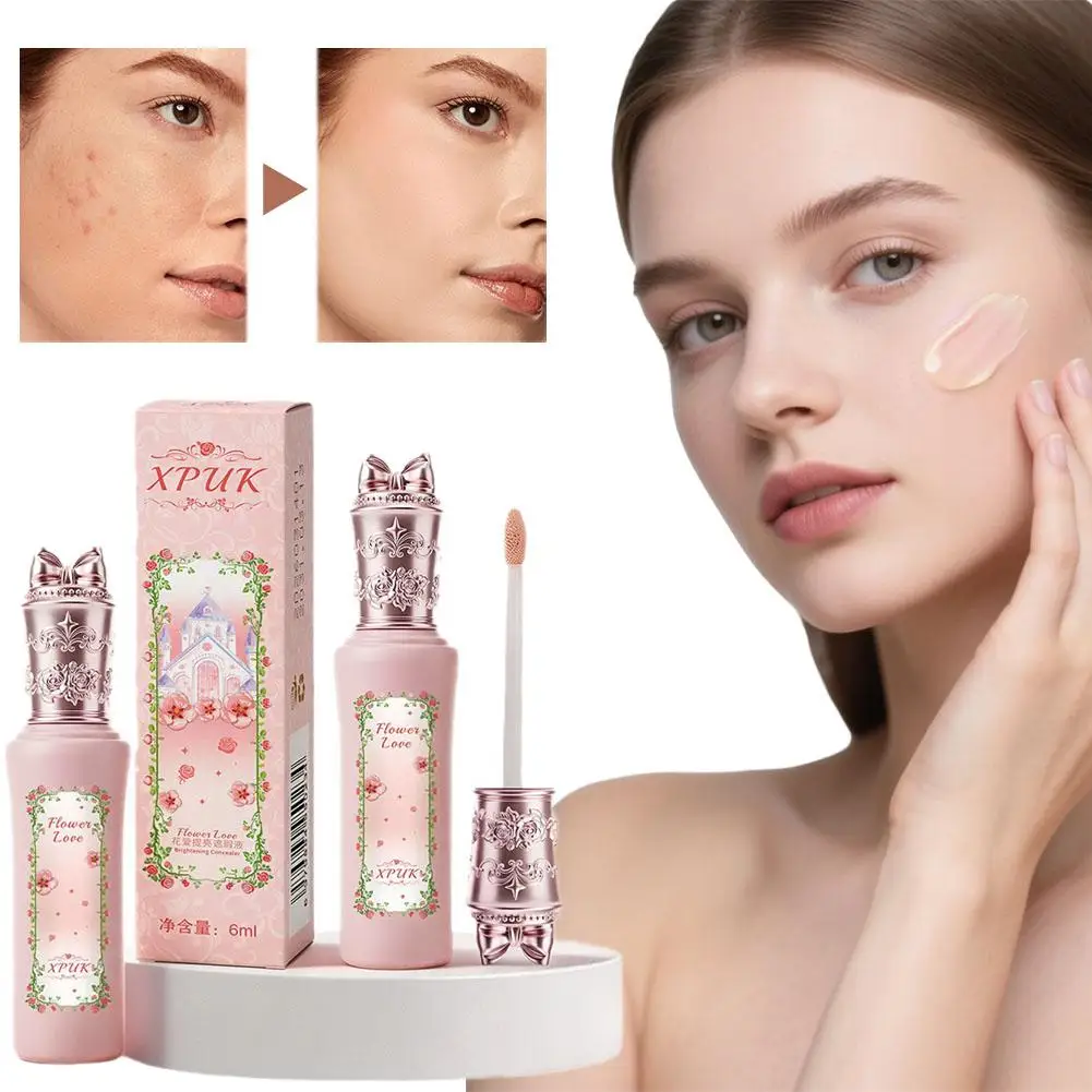 Hydrating Brightening Full Coverage Concealer & Contour 6ml Cream Eye Makeup Lasting Long Correcting T2U0
