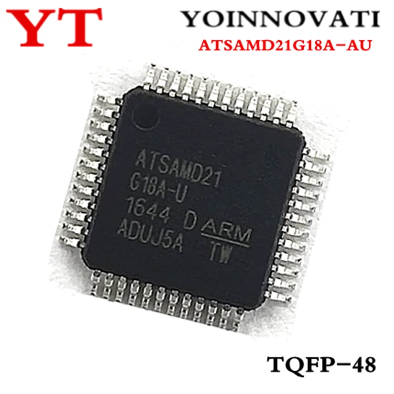 2piece ATSAMD21G18A-AU ATSAMD21G18A ATSAMD21G18 MCU 32BIT 256KB FLASH TQFP-48  IC