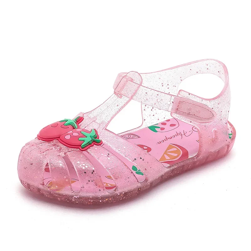 Cute Girl Princess Sandals Summer Cartoon Children's Sandals Soft Bottom Non Slip Baby Kid's Casual Sandals