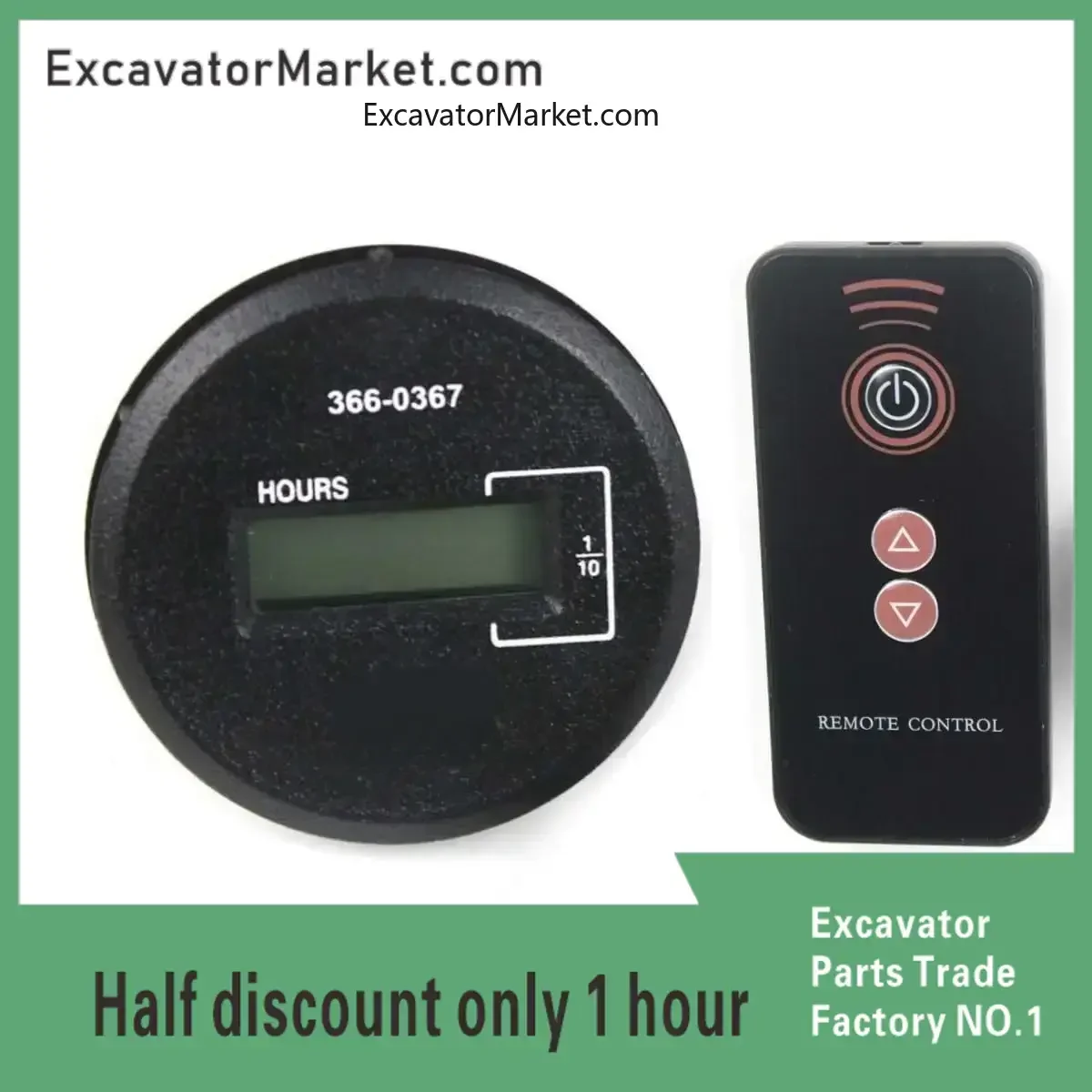 Remote Timer Hour Meter for Caterpillar 320D E320D Excavator Replacement Parts High Quality