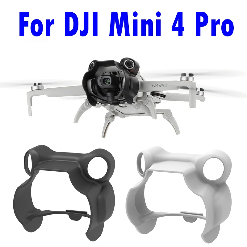 Pelindung lensa kerai matahari untuk DJI Mini 4 Pro, tudung pelindung lensa yang ditingkatkan, aksesori Drone Anti silau sesuai cetakan