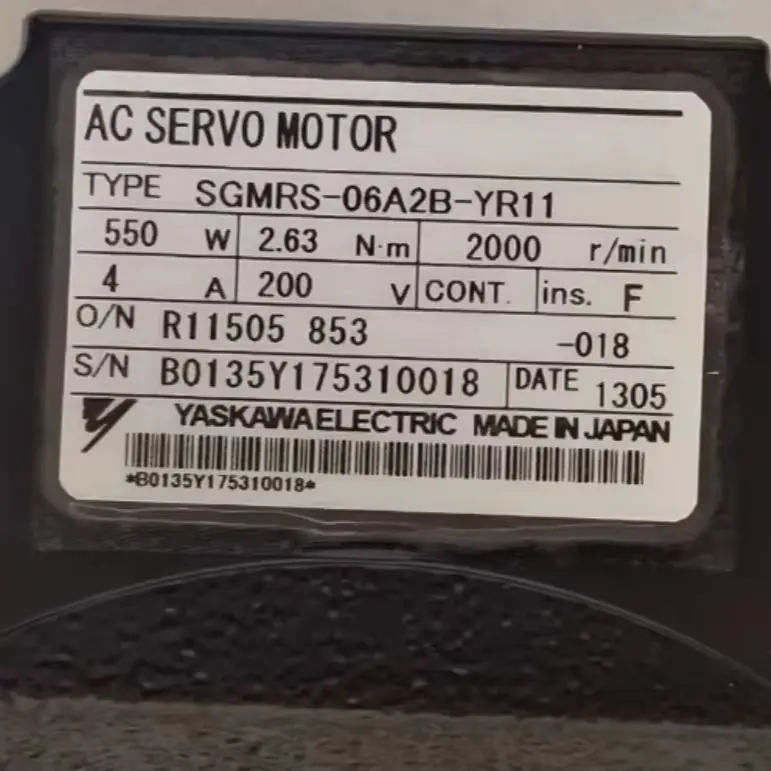 

Brand New SGMRS-06A2B-YR11 Servo Motor，Fast shipping，SGMRS 06A2B YR11，In Stock