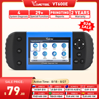 VDIAGTOOL VT600E 4 System OBD2 Scanner 29 Reset Car Diagnostic Tools with Oil Reset Code Reader Automotive Scanner Free Updates
