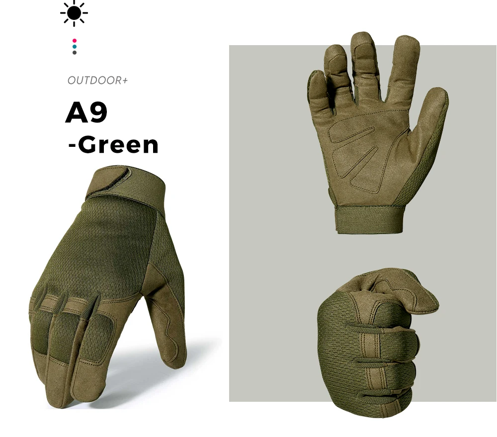 Camouflage Taktische Radfahren Handschuhe Touchscreen Outdoor Sport Wandern Fahrrad Klettern Schießen Jagd Reiten Fahrrad Ausrüstung – Detail 28