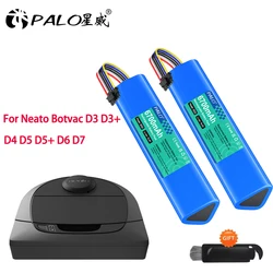 6700mAh Li-ion Sweeping Robot Battery for Neato Botvac D3 D3+ D4 D5 D5+ D6 D7 205-0011 D301 D303 D502 D701 D705 Vacuum Battery