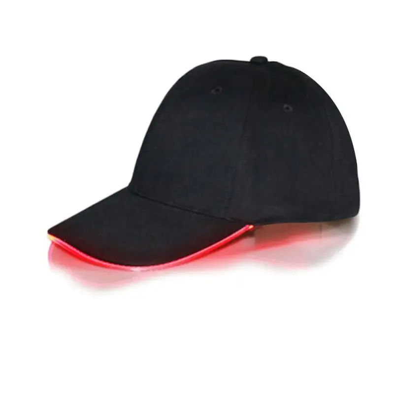 Fashion Flashing Baseball Cap Adjustable LED Light Hip-Hop Luminous Hat KTY Bar Party Sporting Fun Event Night Illumination Cap