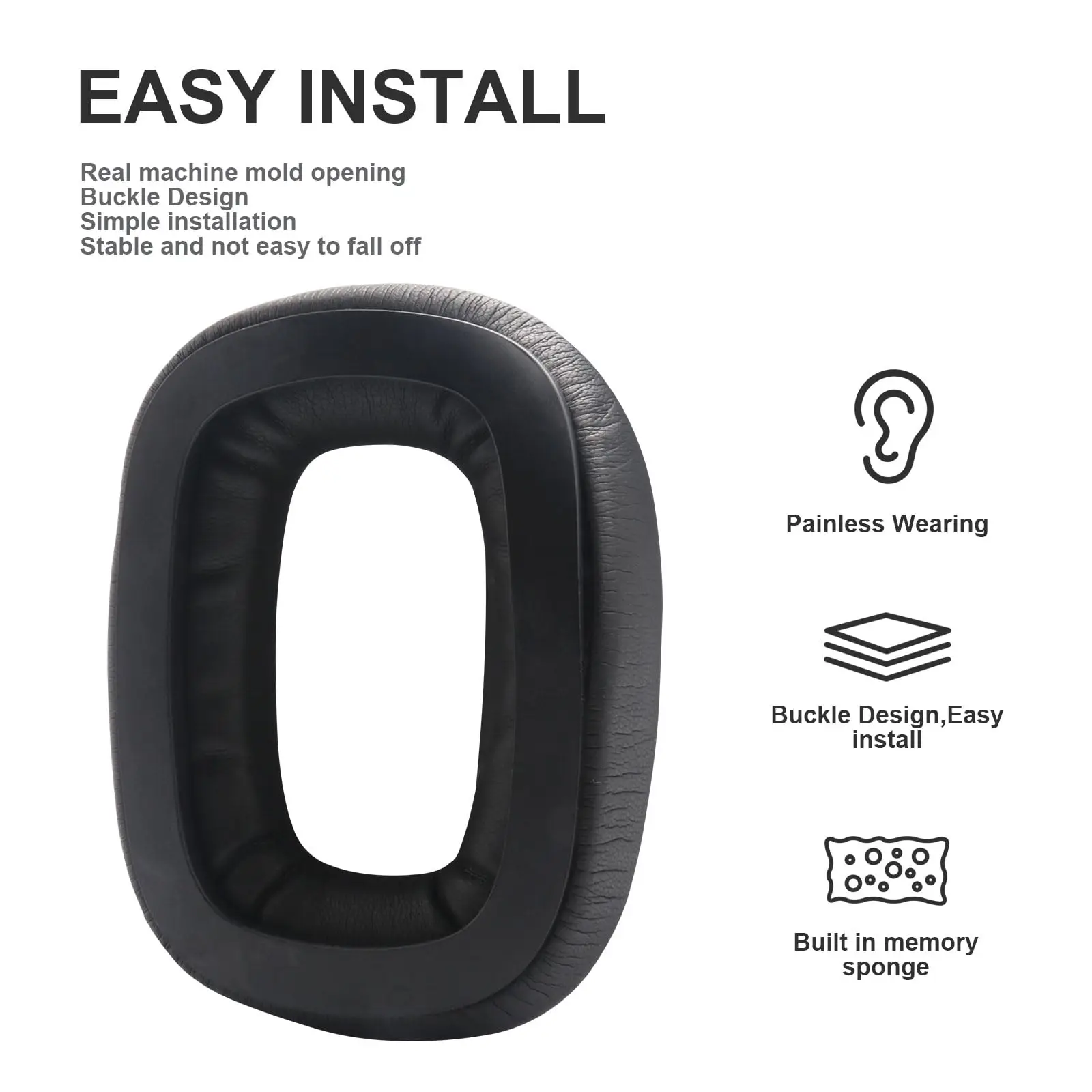 Astro A30 Ear Pads Replacement Ear Pads Cushions Compatible with Logitech Astro A30 Wireless Gaming Headset Earpads