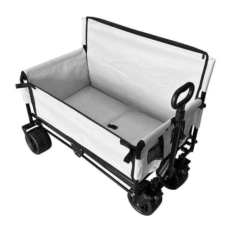 

Camping cart Multifunctional sofa seat can lie down cart Outdoor equipment trolley cart