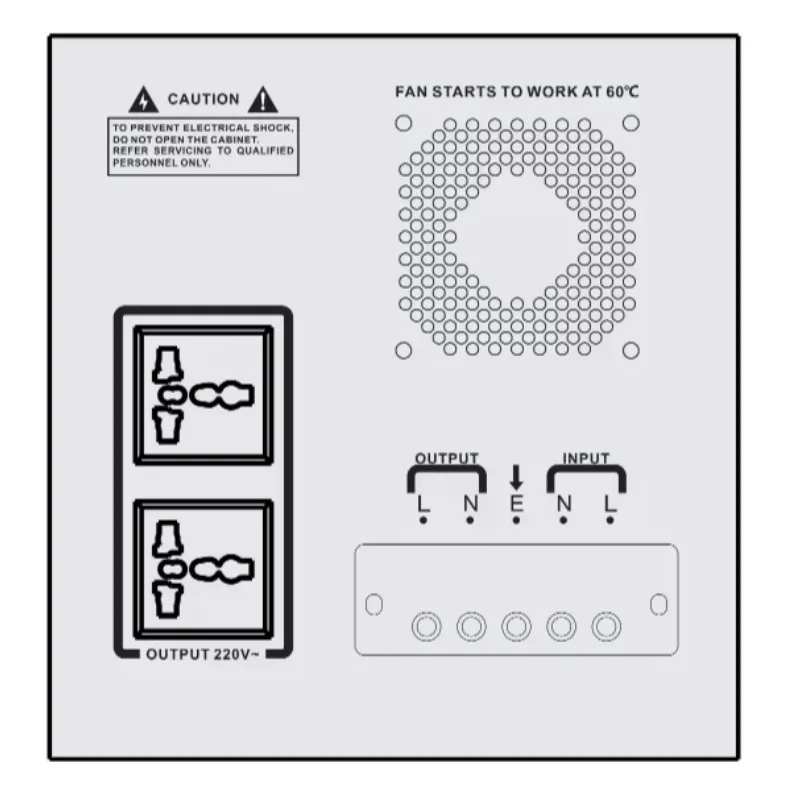 KEBO SDR 8000VA Automatic AC Voltage Regulator Single Phase Relay Type Stabilizer for Home Appliance PC Material for Home Use