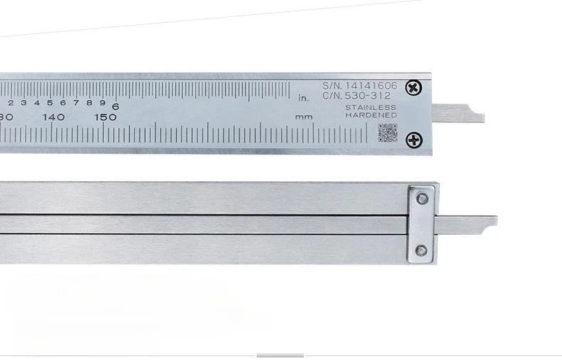 Zaciski Mitutoyo 530-119 linijka miernicza mierniki skali noniusz zacisk 12in 150mm 200mm 300mm 0.02mm .001in narzędzie ze stali nierdzewnej