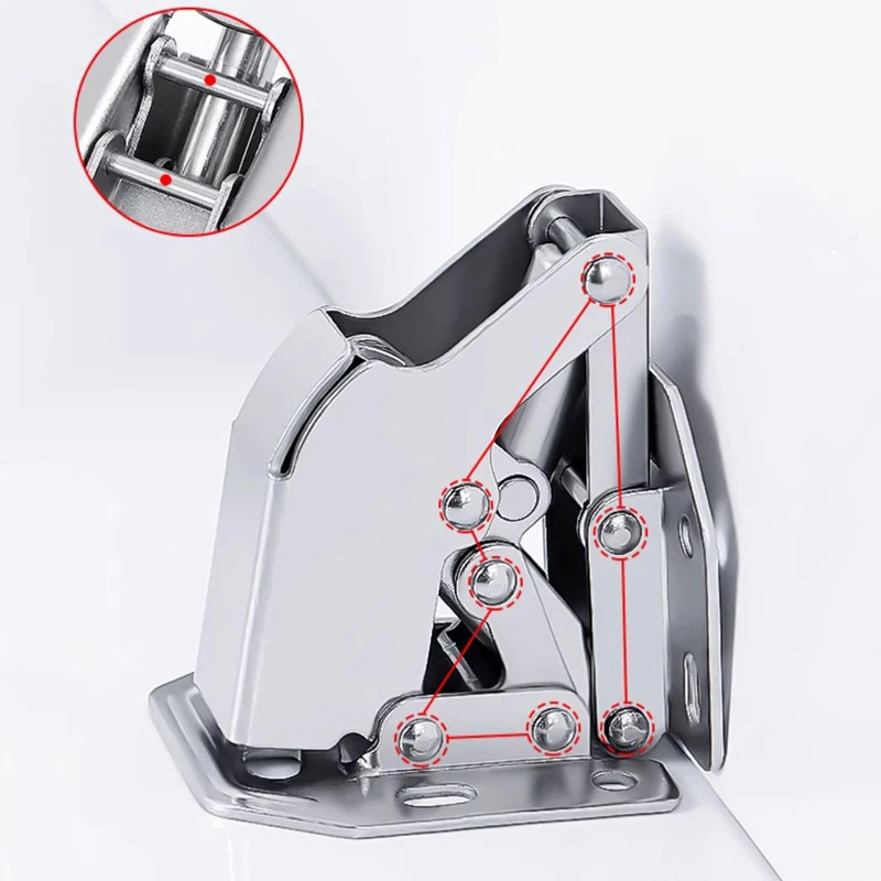 Schrankscharniere aus Stahl mit 90-Grad-Winkel, Ensemble für Wohnmöbel, mühelose Installationsbeschläge