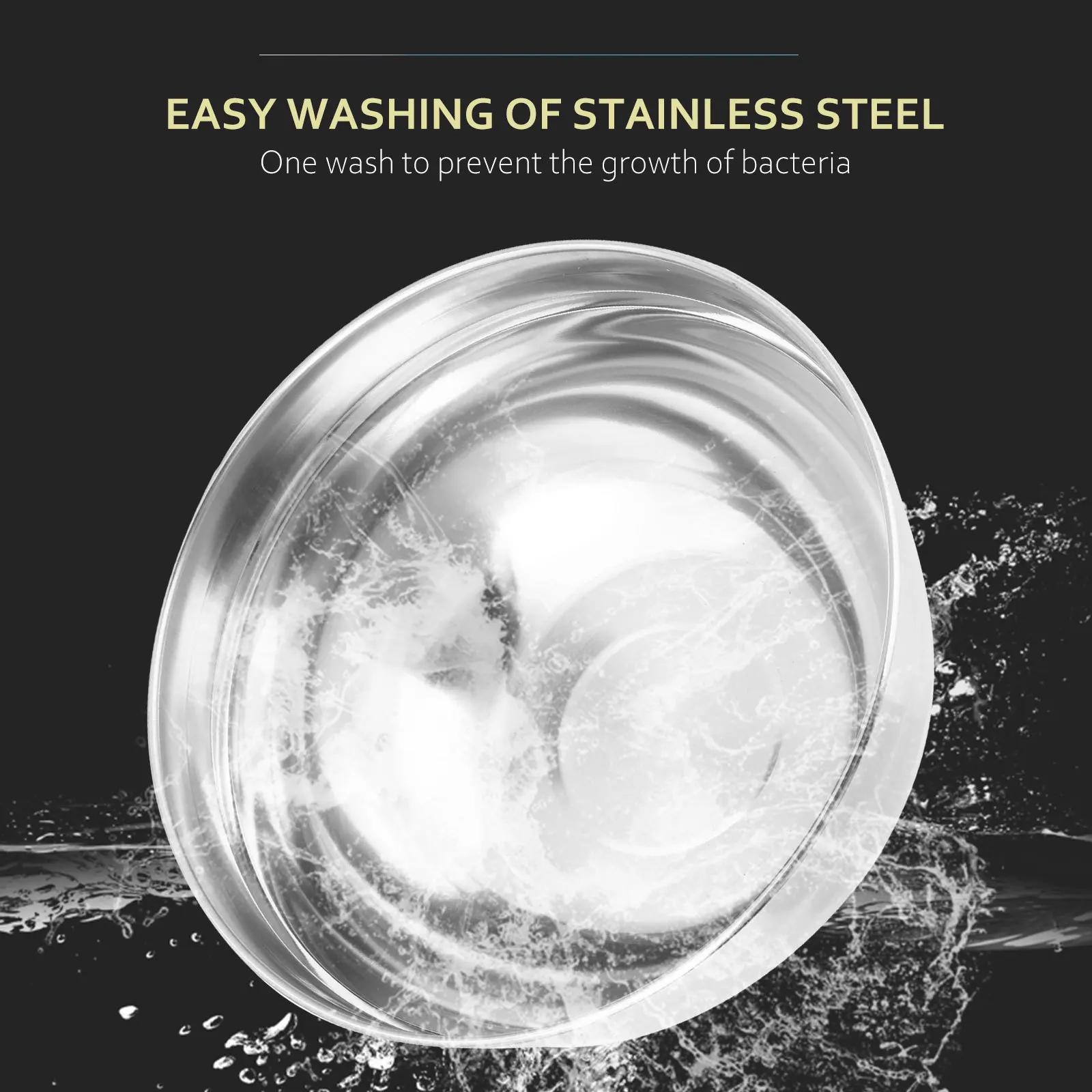 

Cage Hanging Bowl Stainless Steel Dog Water Feeder Durable Removable Easy Clean Large Capacity Pet Feeding Supply