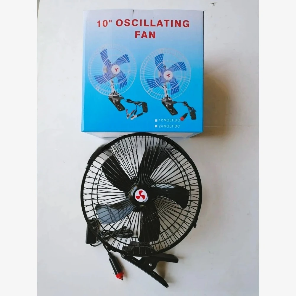 Ventilador  Coche  12V/24V con Viento Potente para Camiones, Furgonetas y Vehículos