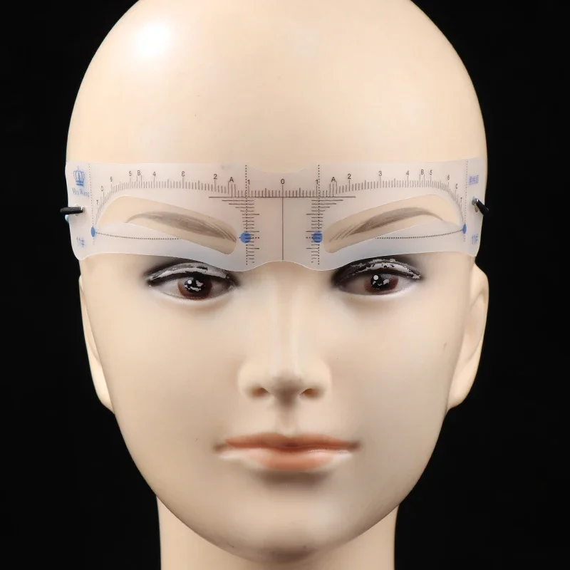 12 pezzi stencil per sopracciglia in silicone trucco sopracciglio guida per disegno modello di carta strumenti per trucco fai da te