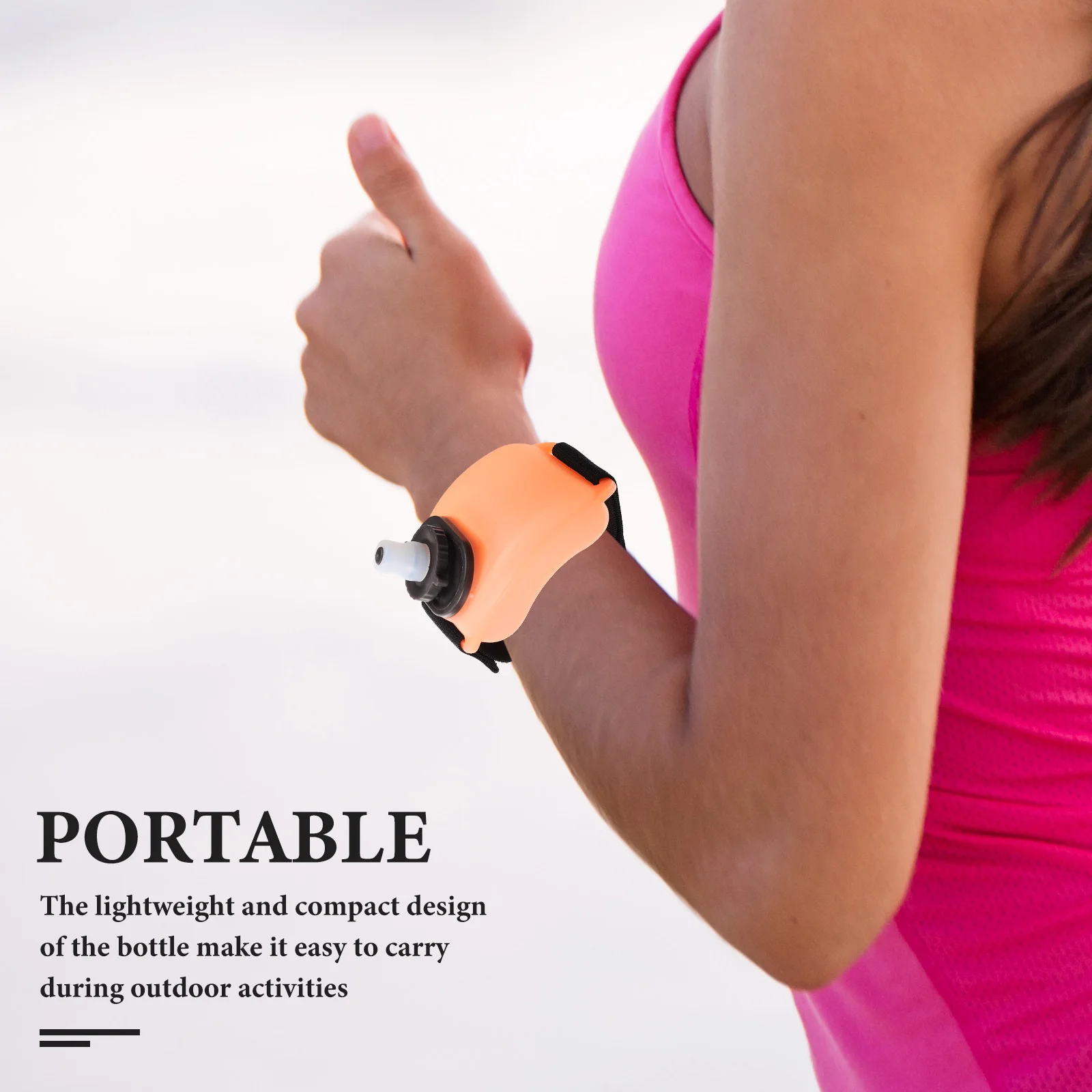 

Outdoor Large Capacity Sports Water Bottle Leakproof Wristband Kettle for Running Hiking Cycling Fitness Water Bottle