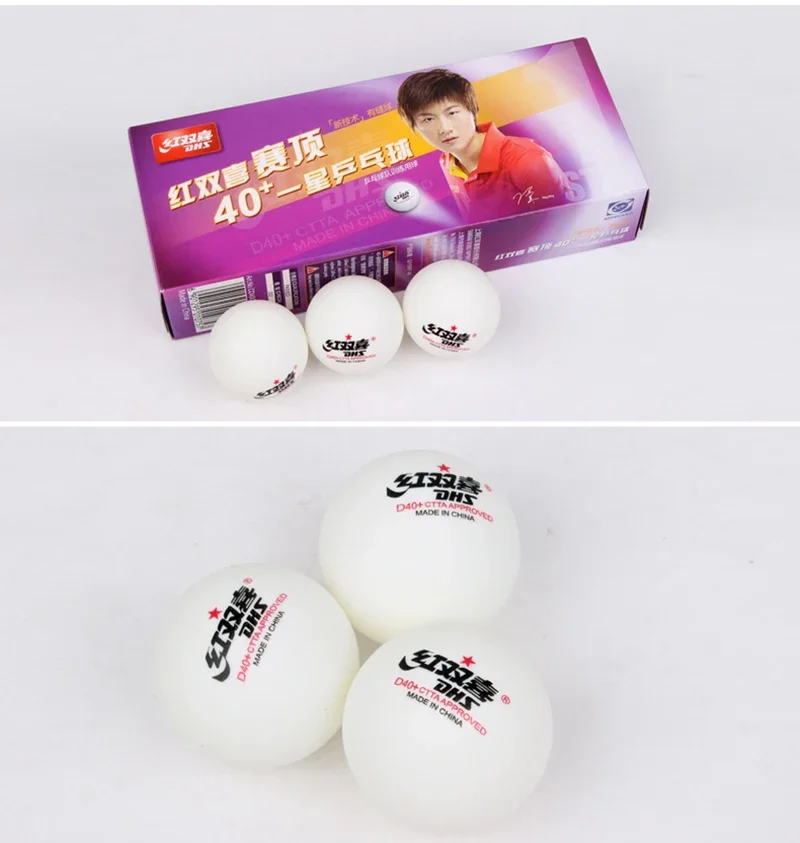 10 Stück/Box DHS Seamed Tischtennisbälle D40+ ABS Neues Material Professionelle ITTF-zugelassene Ping-Pong-Bälle für das Training – Detail 9