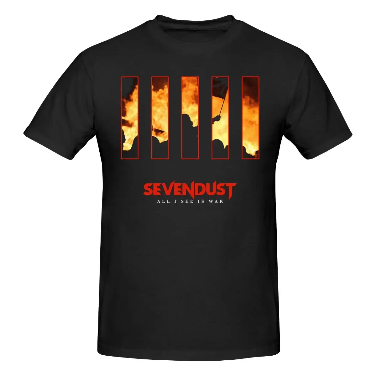 Sevendust Men's Classic Unisex Cotton T-Shirt for Men & Women, Classic Tee