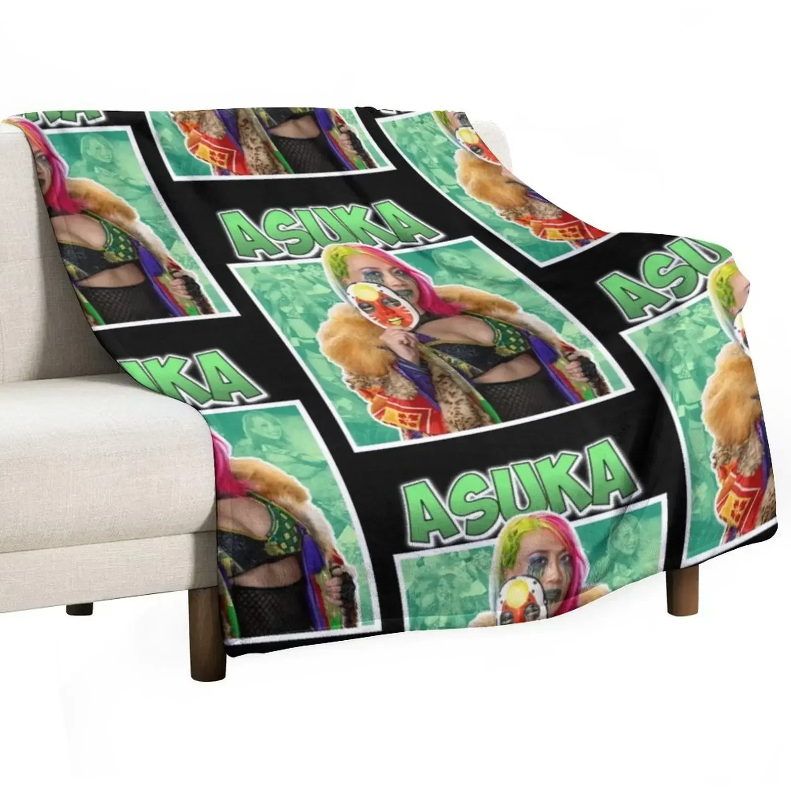 Asuka Throw Blanket Flannels Single Blankets For Sofas Blankets