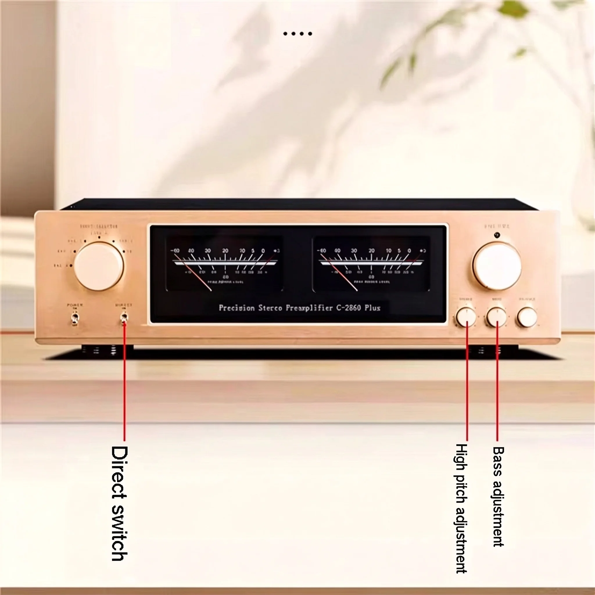Applicable to Reference Golden Voice C-2860 Plus Fully Balanced Pure Class A Pre Amplifier AC-220V/110V HiFi High Temperature Pr