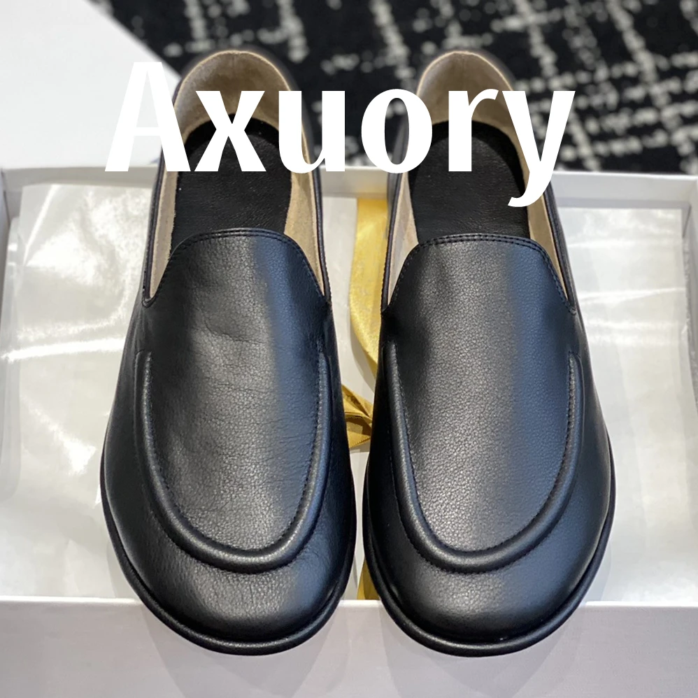 2024 New Women's flat Shoes Casual Shoes Genuine Leather Material Soft Versatile Women's Shoes