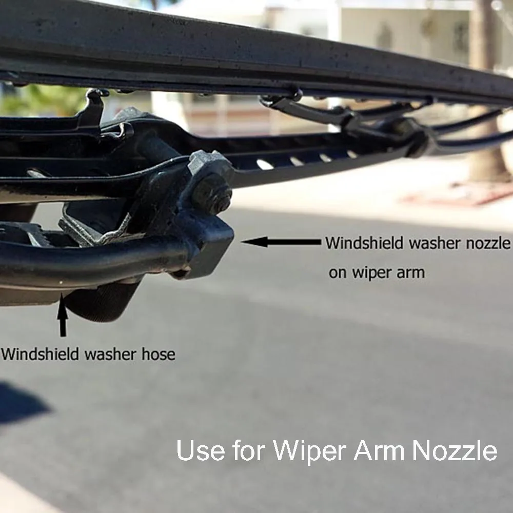 Erick's Wiper Universal 200 سنتيمتر/2 متر من 3.5 مللي متر EPDM الأسود ممسحة الزجاج الأمامي غسالة طائرة أنبوب الأنابيب خرطوم المطاط لفوهة مضخة السيارات