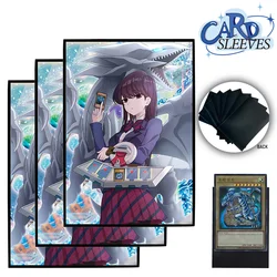 Anime Trading Card Sleeves, YGO Card Protector, personalizável para cartões PTCG, tamanho Fit mangas, japonês, 63x90mm, 50pcs