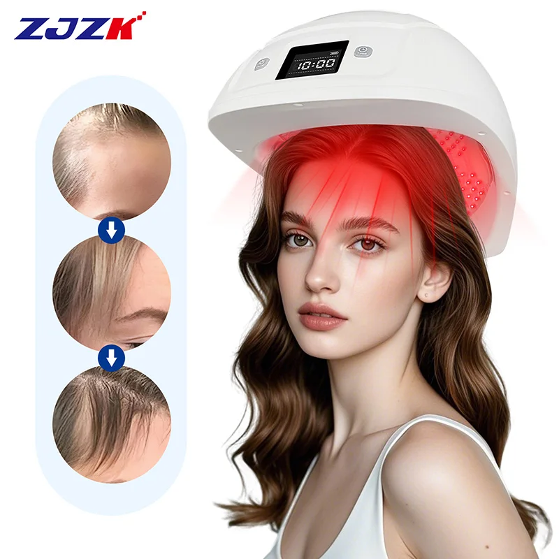 2026 Low Level Laser Therapy Hair Growth Helmet 650nm 448 Diodes Hair Regrowth Device for Alopecia Hair Loss Treatment