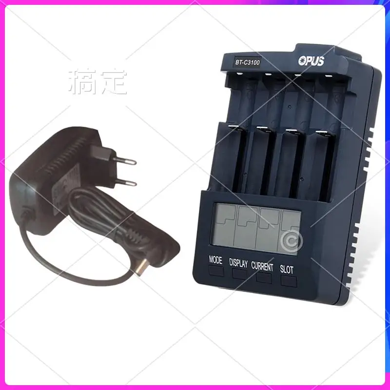 ABT-BT-C3100 4 Slots Battery Charger Adapter Smart Adapter Universal Adapter For Rechargeable Li- Batteries EU PLUG