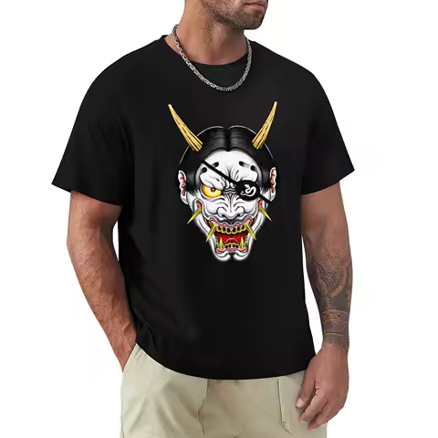 Hannya Goro Majima T-Shirt plus sizes boys whites Funny t-shirts mens t shirt graphic